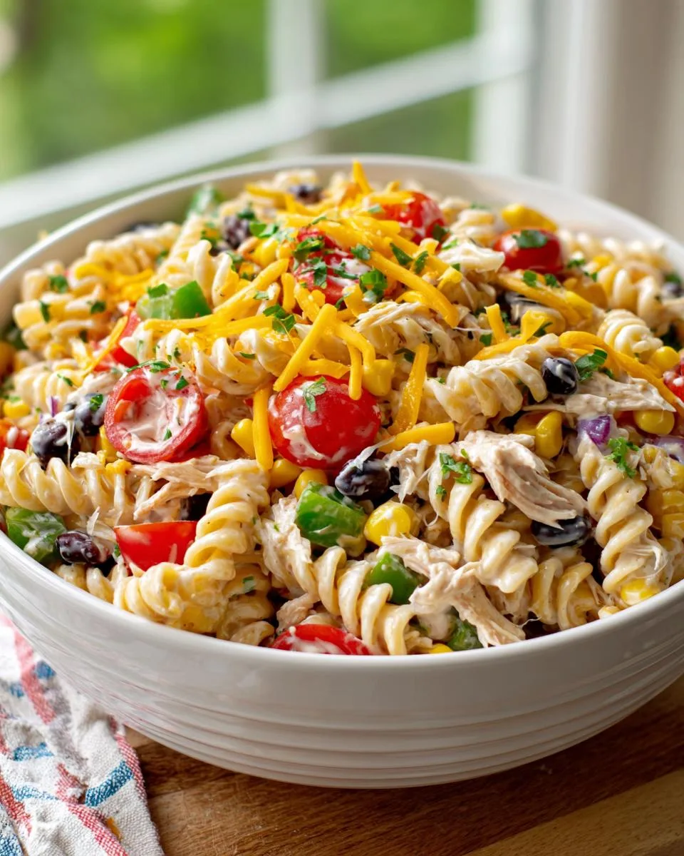 Creamy Cowboy Pasta Salad Recipe - detail 2