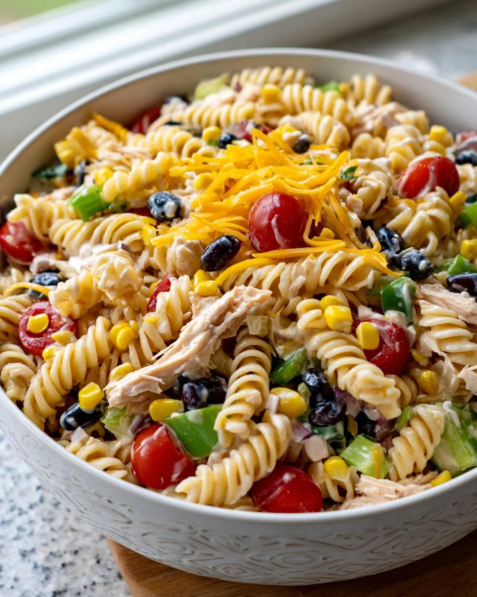Creamy Cowboy Pasta Salad Recipe - detail 3