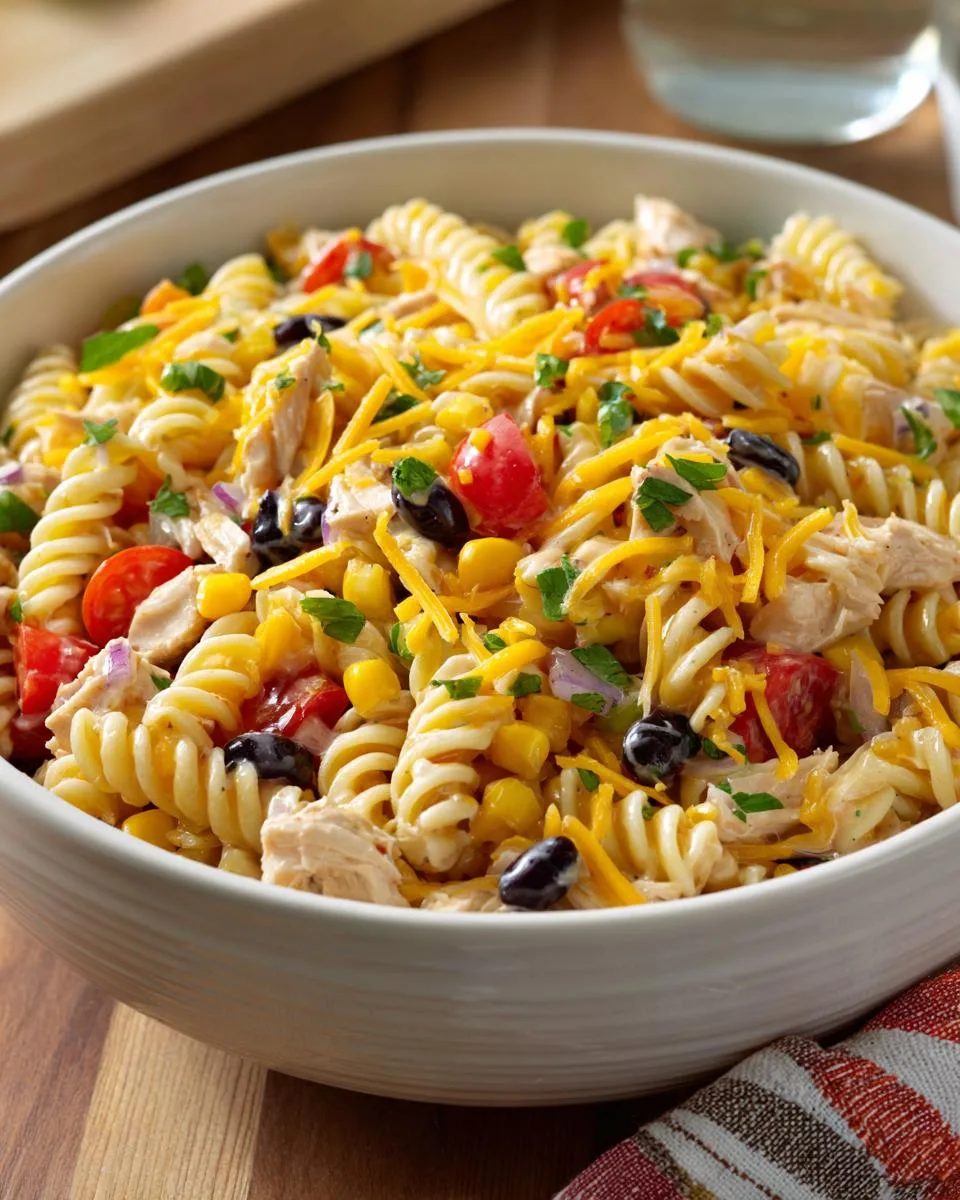 Creamy Cowboy Pasta Salad Recipe - detail 4