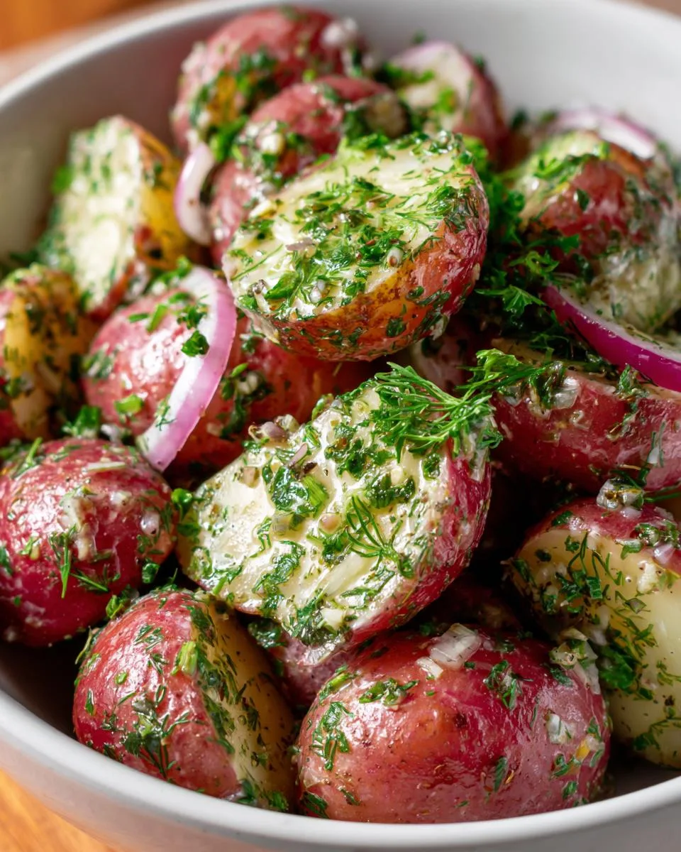 Creamy Healthy Potato Salad - detail 1