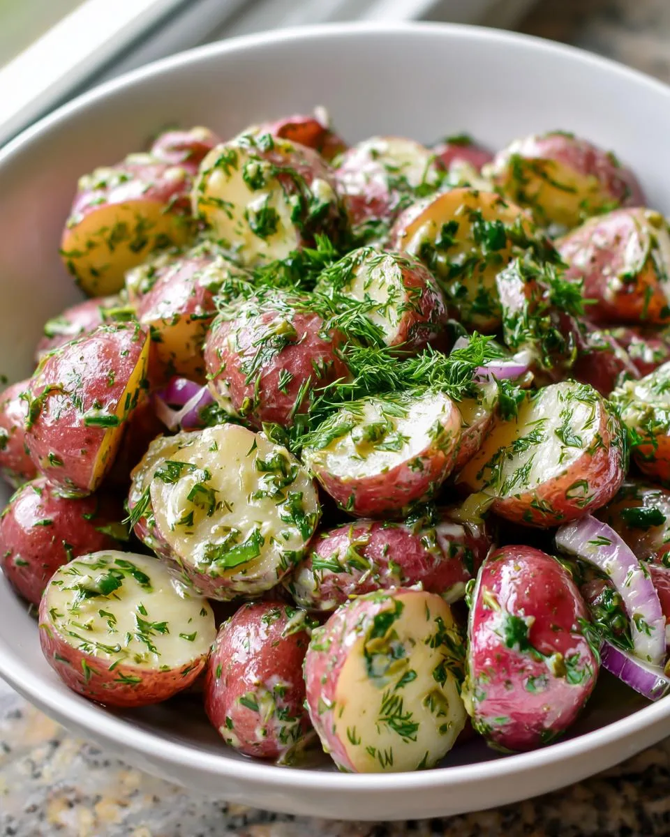Creamy Healthy Potato Salad - detail 2