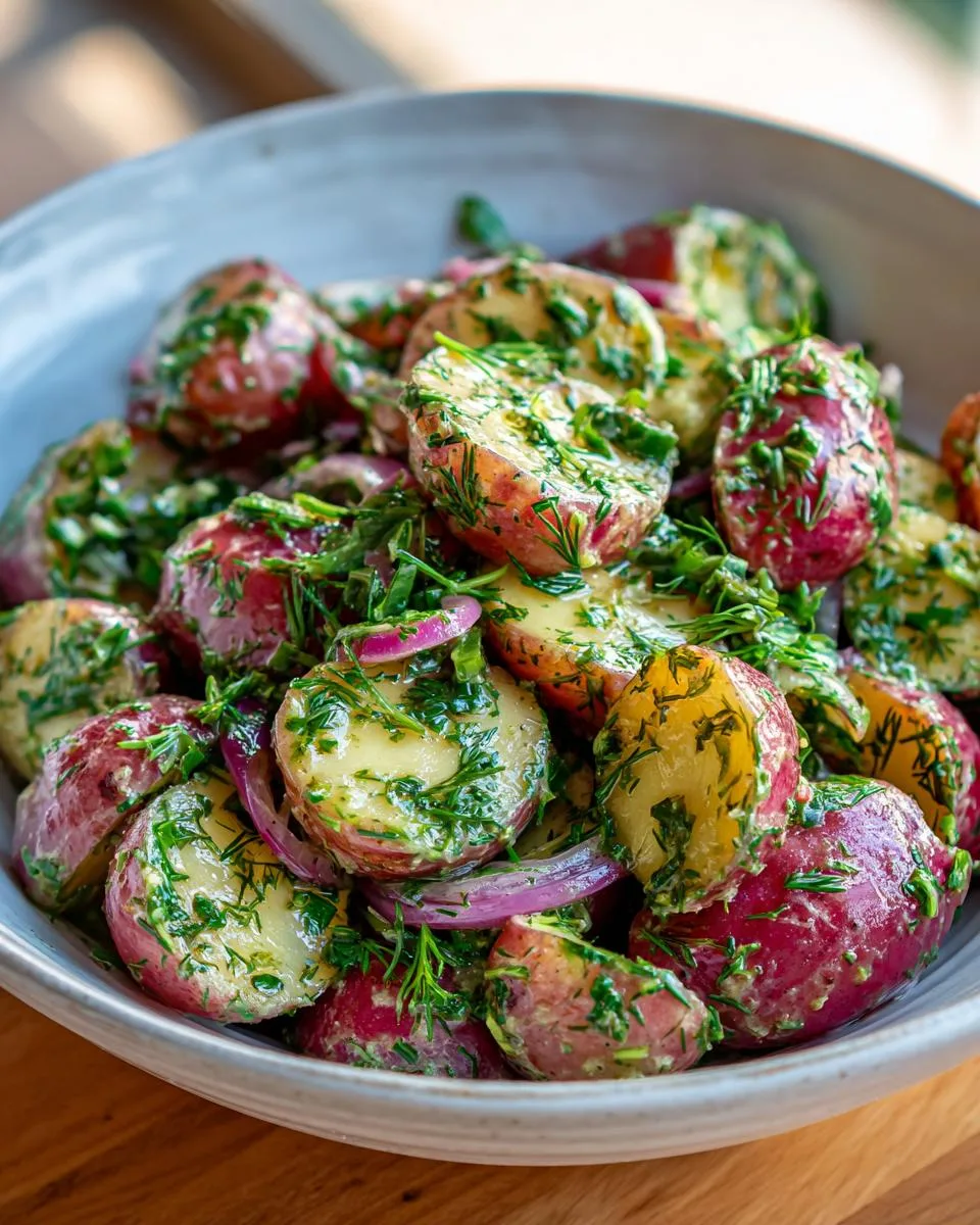 Creamy Healthy Potato Salad - detail 3