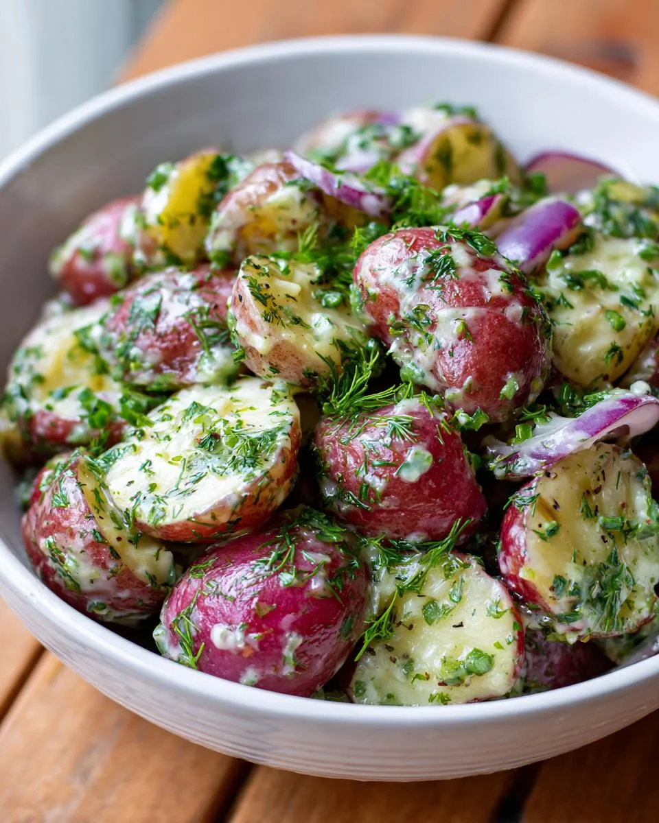 Creamy Healthy Potato Salad - detail 4