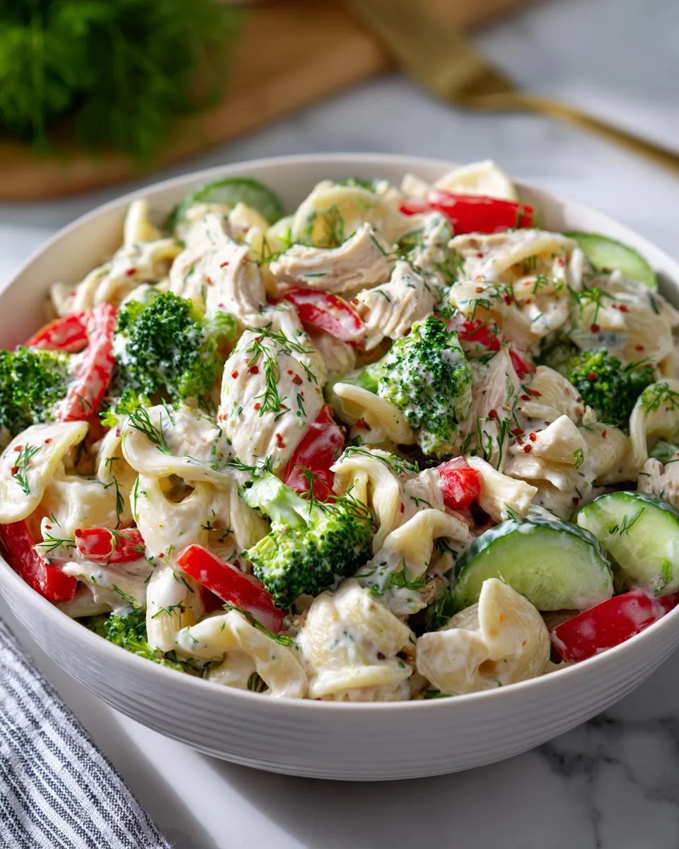 Creamy Ranch Protein Pasta Salad - detail 3