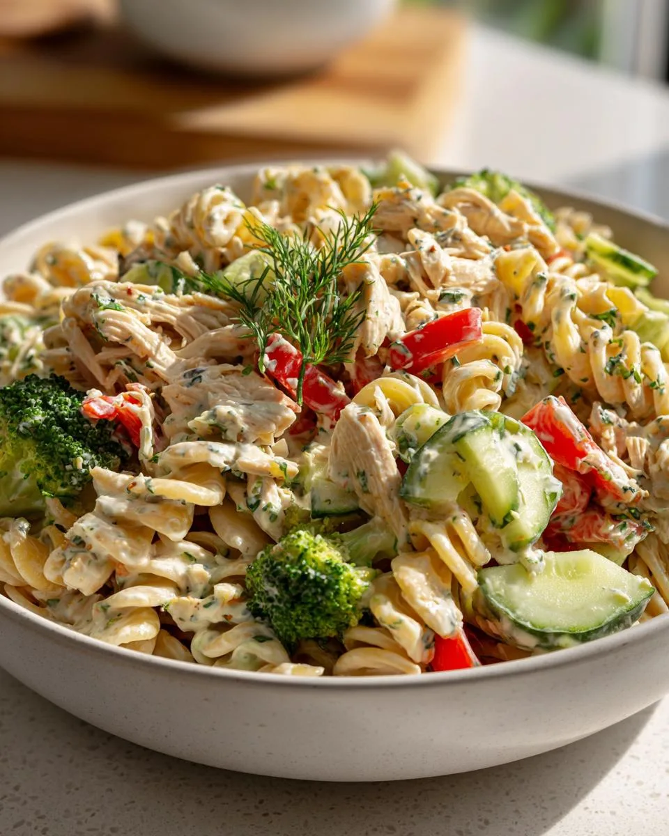 Creamy Ranch Protein Pasta Salad - detail 4