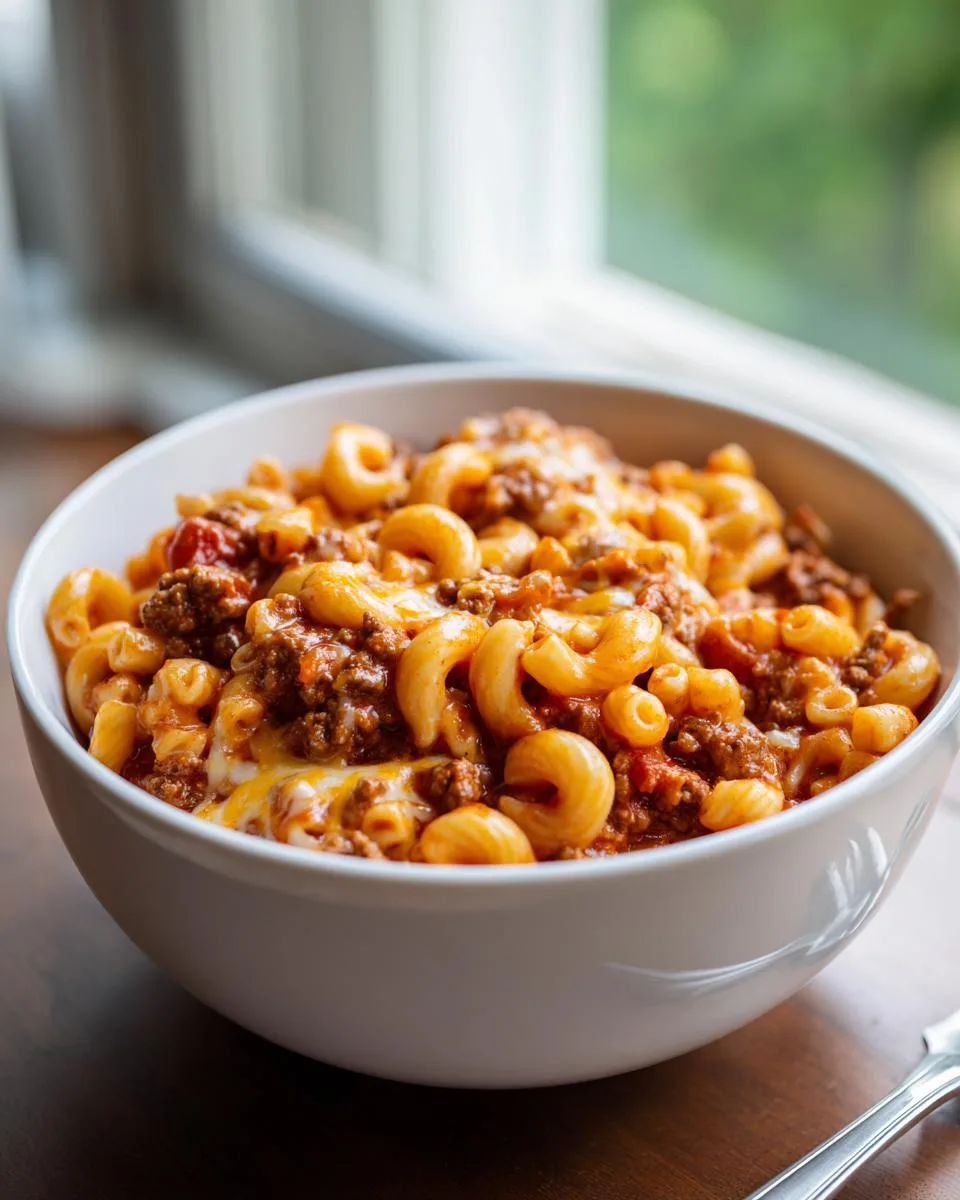 Creamy Rotel Pasta Ground Beef - detail 2