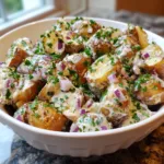 Crispy Smashed Potato Salad
