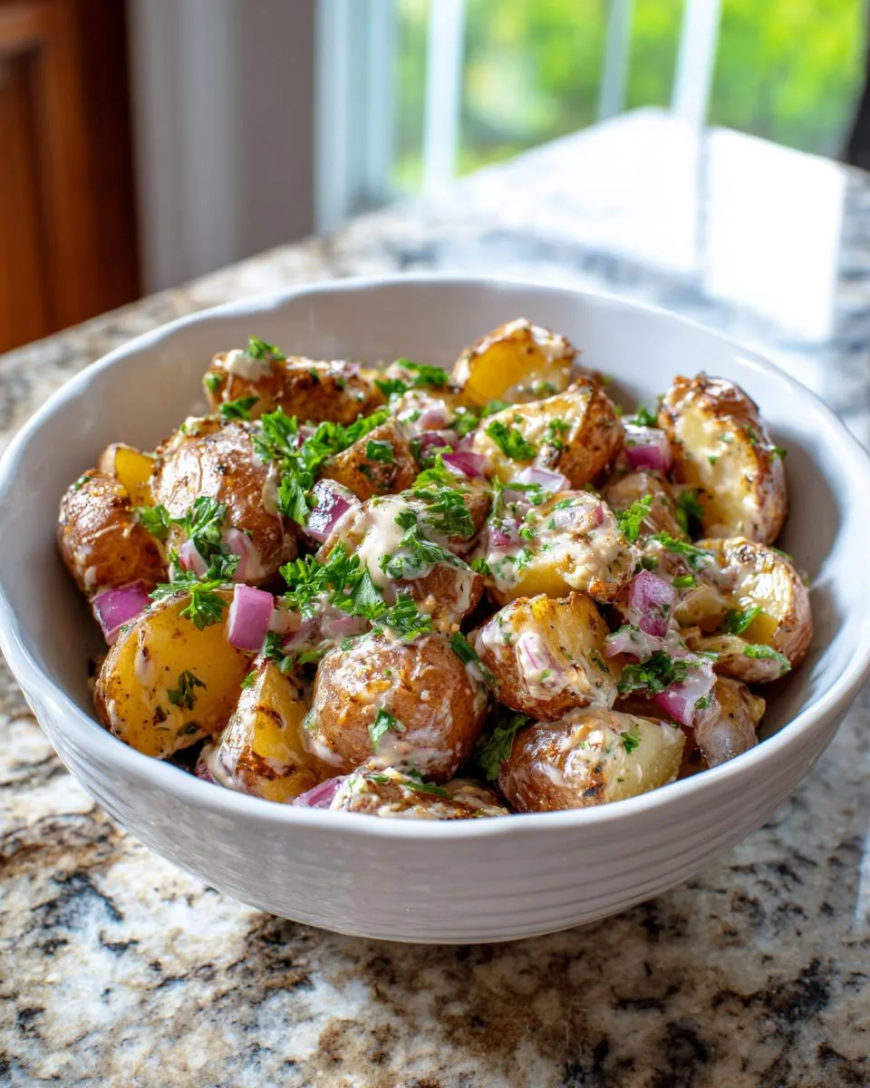 Crispy Smashed Potato Salad - detail 4