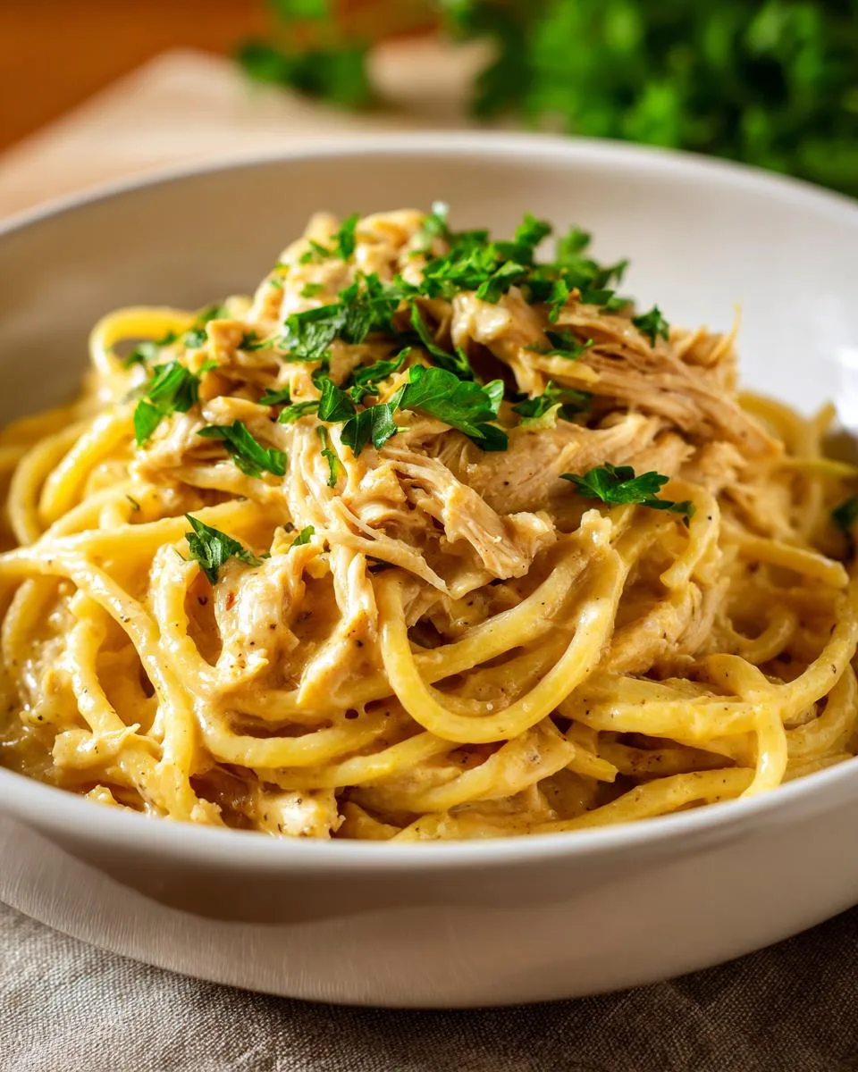Crockpot Chicken Spaghetti Dinner - detail 4