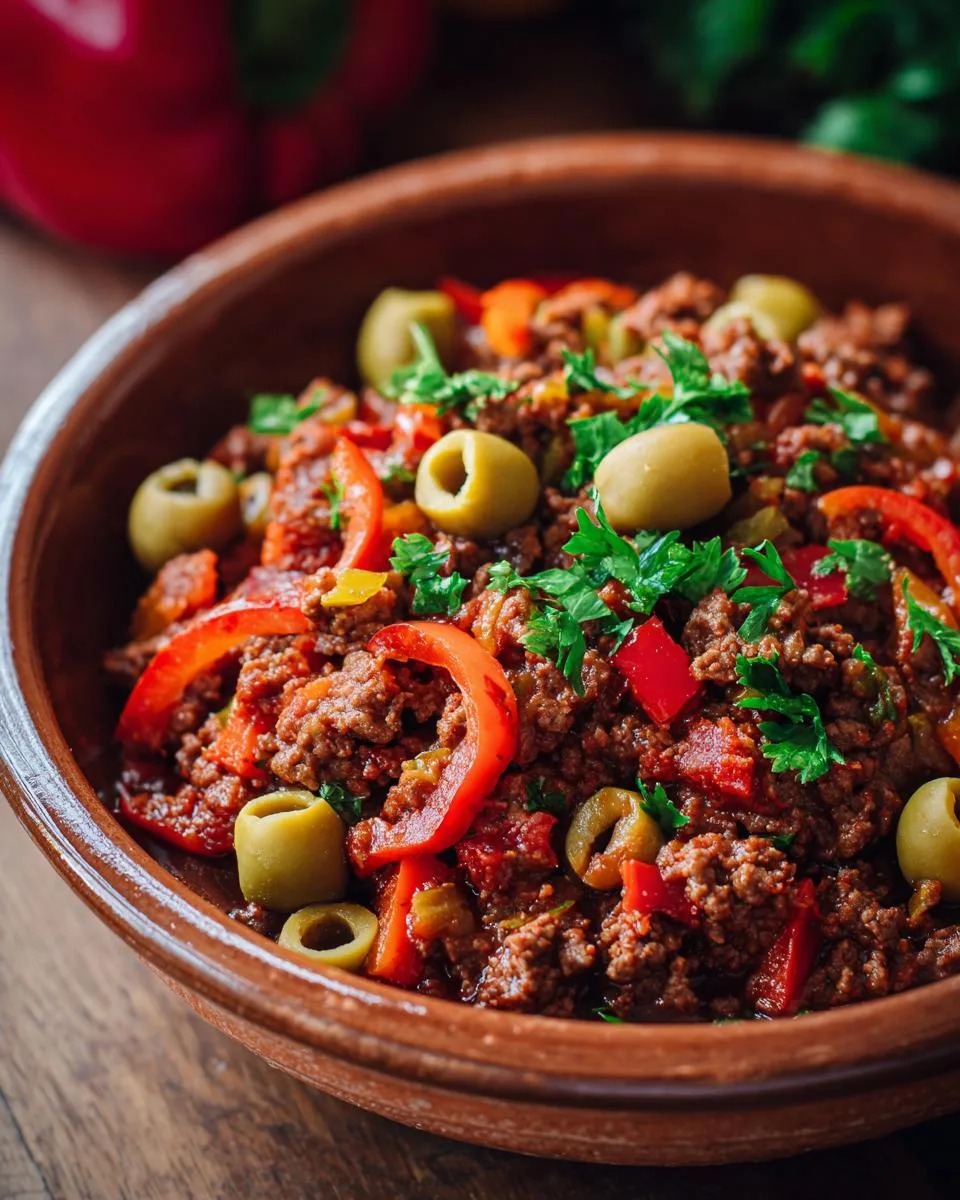 Cuban Beef Picadillo - detail 3