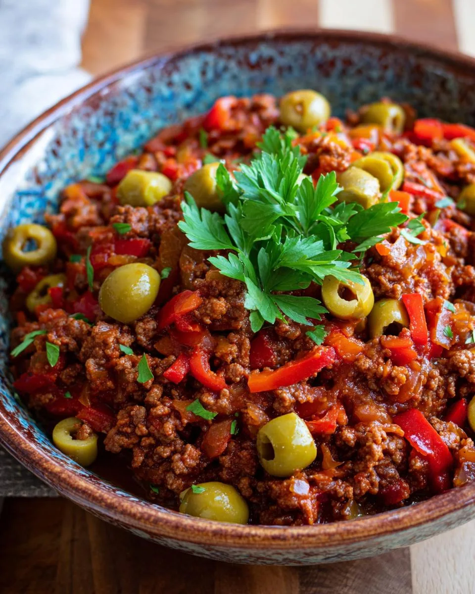 Cuban Beef Picadillo - detail 4