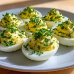 Deviled Eggs With Chives And Dill