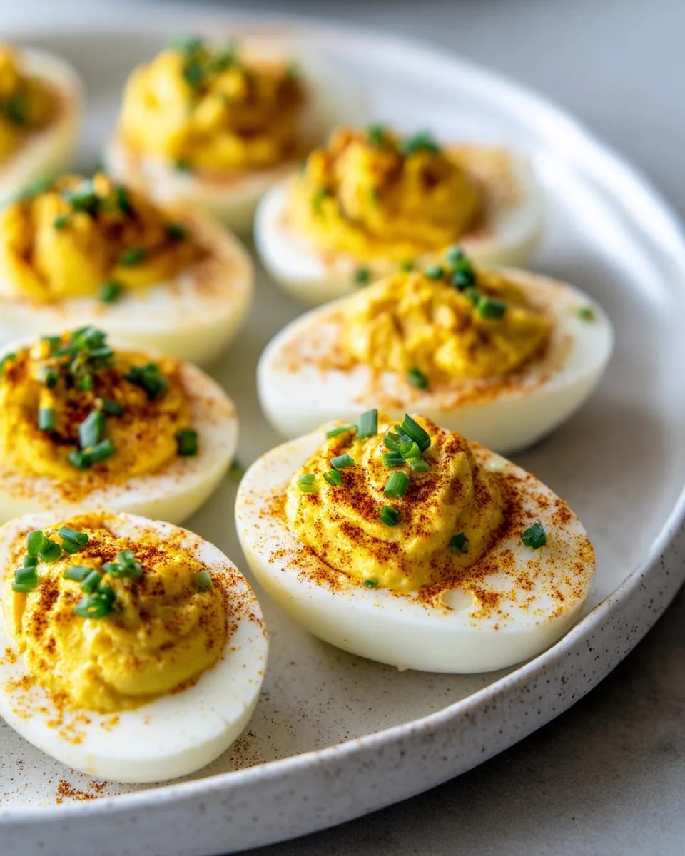 Deviled Eggs With Curry Powder - detail 2