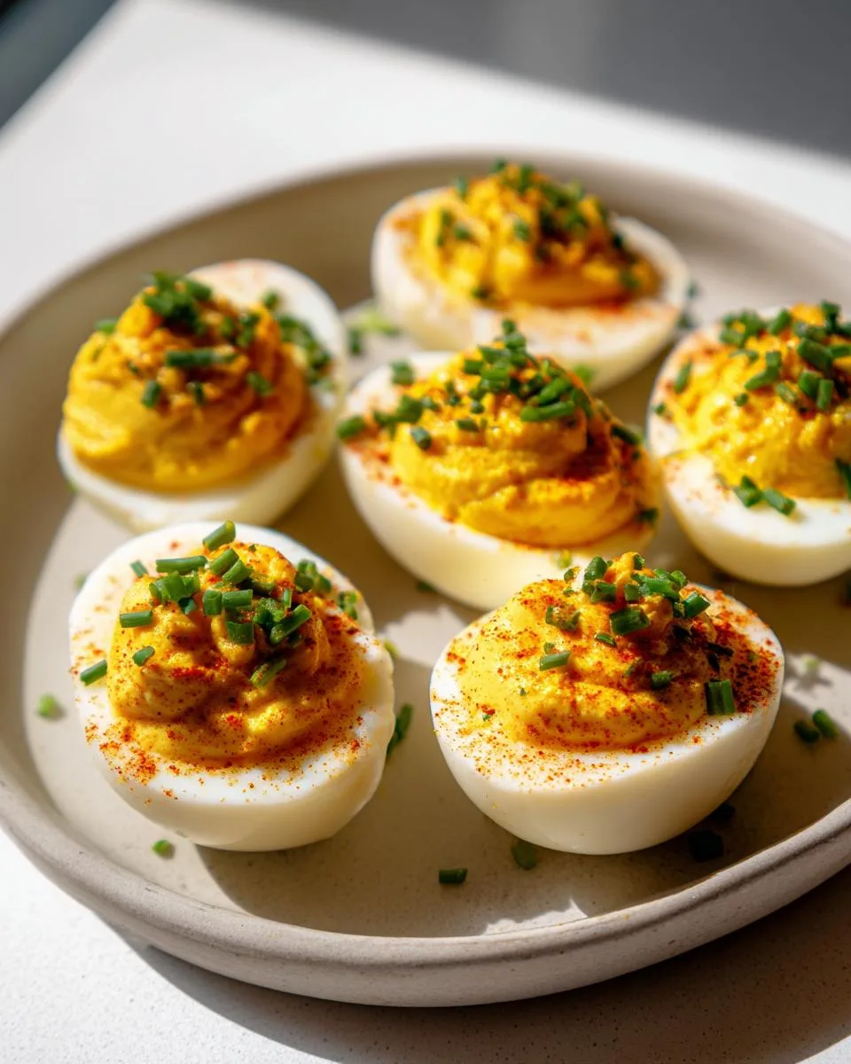 Deviled Eggs With Curry Powder - detail 3