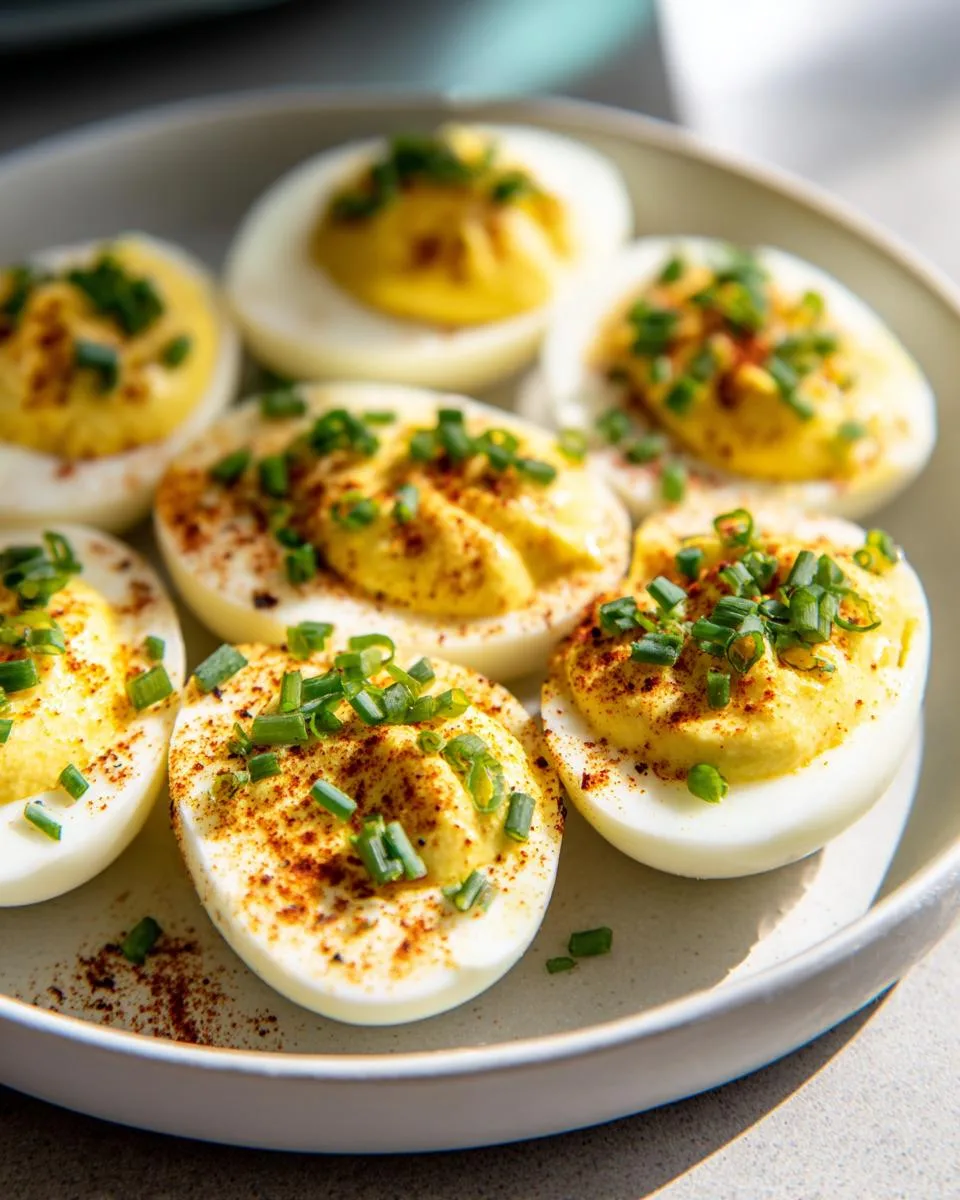 Deviled Eggs With Curry Powder - detail 4