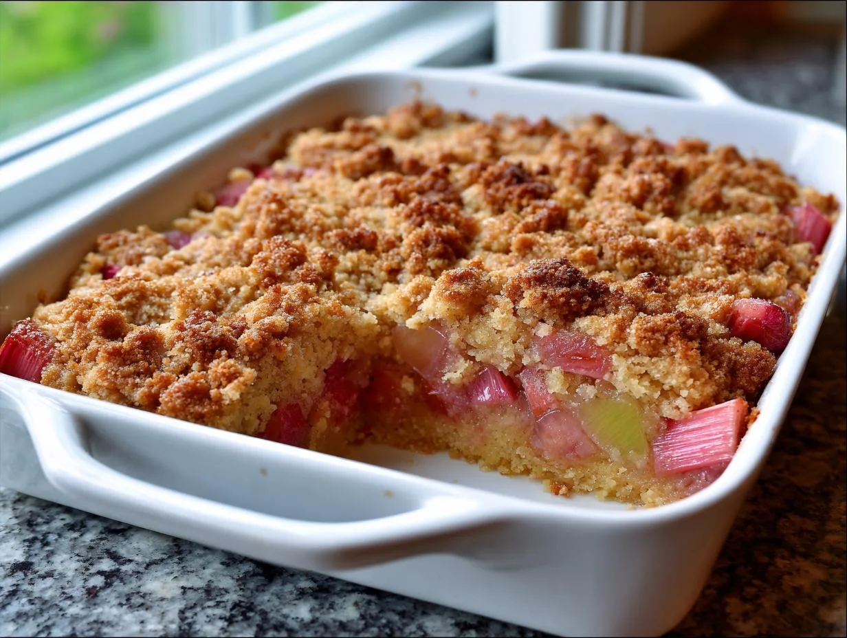 Easy Moist Rhubarb Cake Recipe – 5 Secret Tips for Perfection