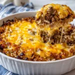 French Onion Ground Beef Rice