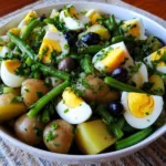 French Style Potato Green Bean salad