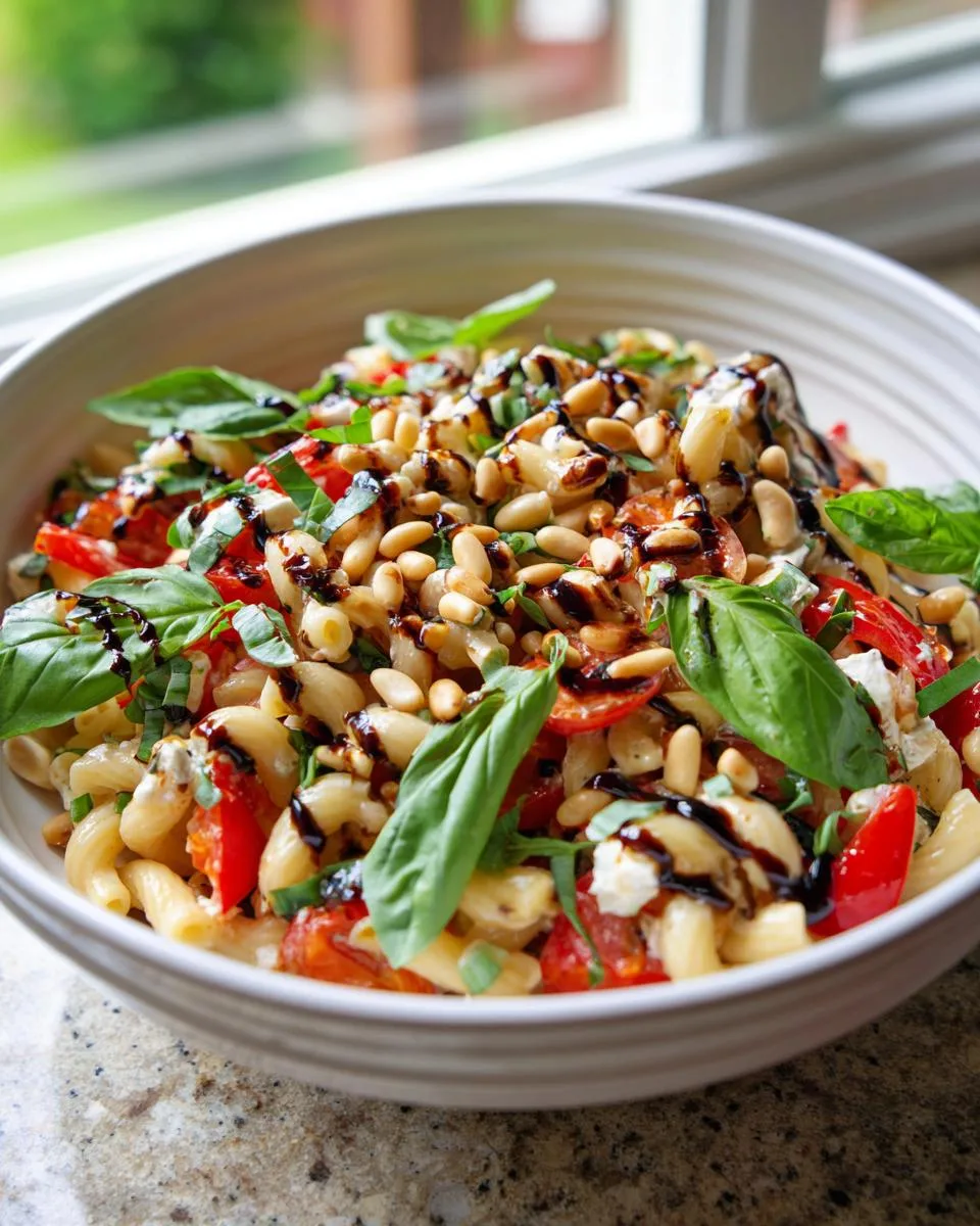 Fresh Cottage Cheese Pasta Salad - detail 1