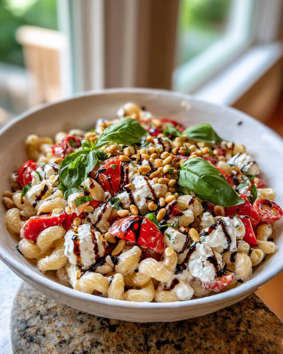Fresh Cottage Cheese Pasta Salad - detail 2