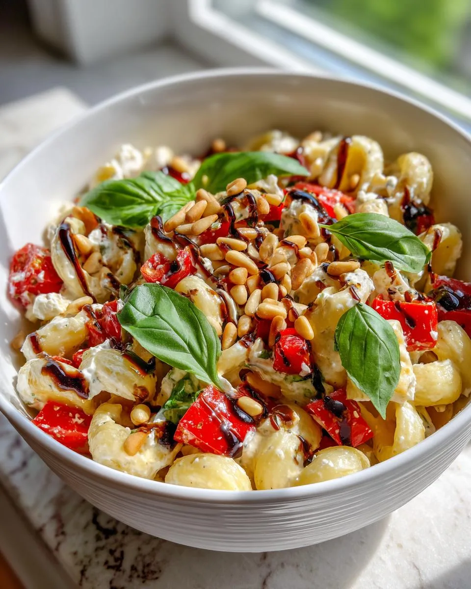 Fresh Cottage Cheese Pasta Salad - detail 3