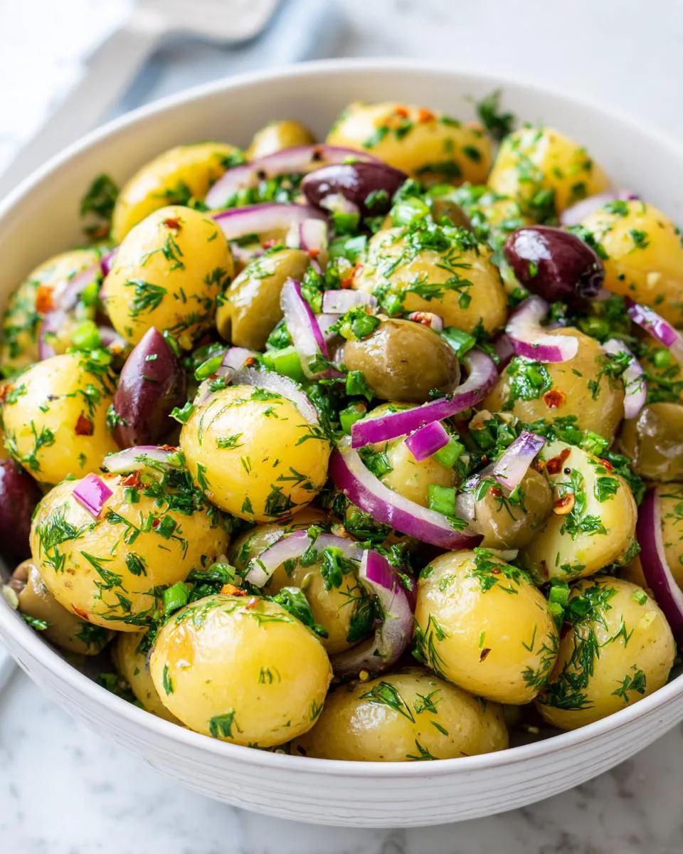 Greek Potato Salad Recipe - detail 4
