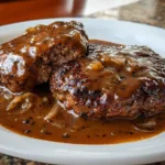 Hamburger Steaks Brown Gravy