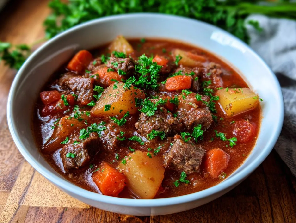 Hearty Hamburger Stew Recipe – 1 Pot Comfort in 45 Minutes