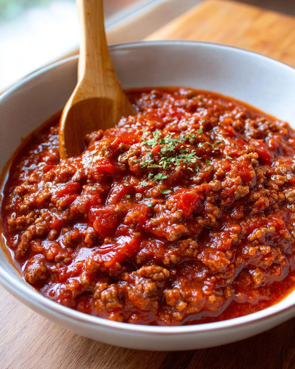 Homemade Spaghetti Sauce - detail 2