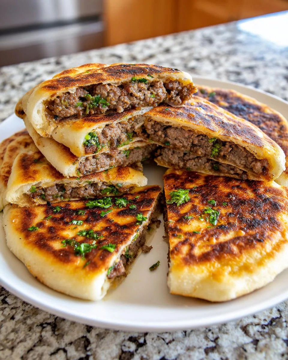 Lebanese Arayes - detail 1