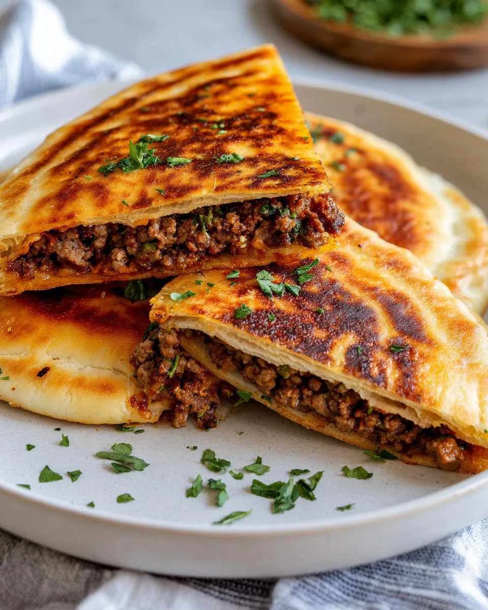 Lebanese Arayes - detail 2