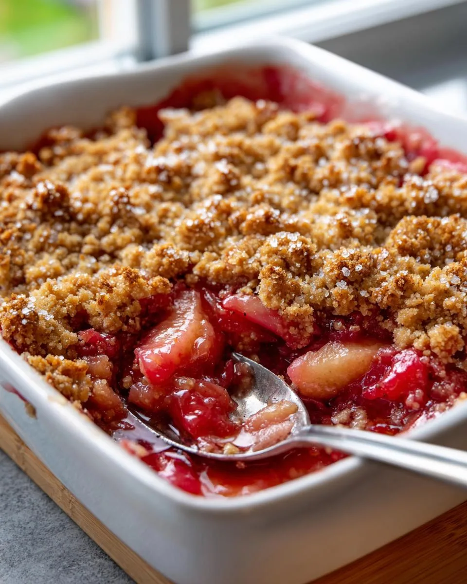Old Fashioned Rhubarb Cobbler Recipe - detail 4