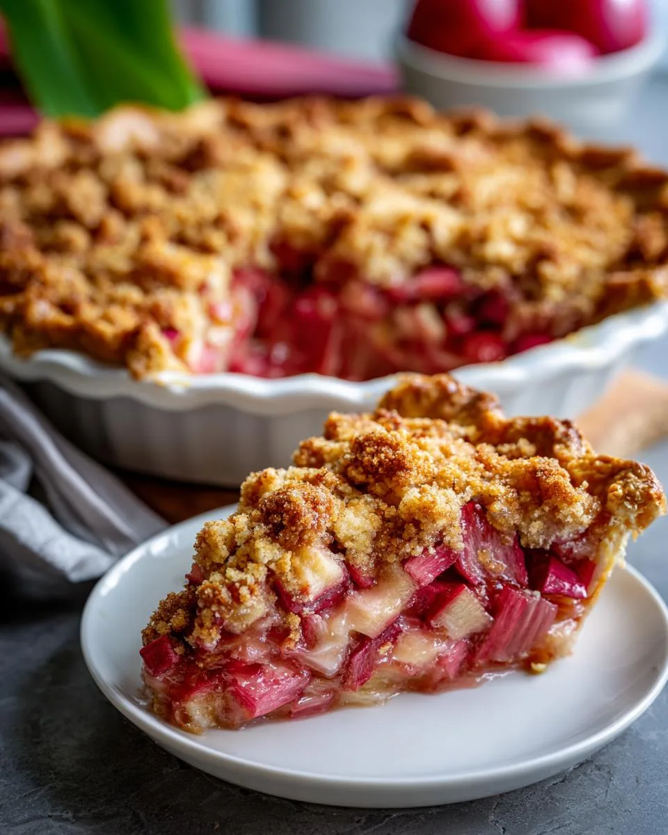 Old Fashioned Rhubarb Pie Recipe - detail 4