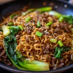 One Pan Beef Ramen Noodles