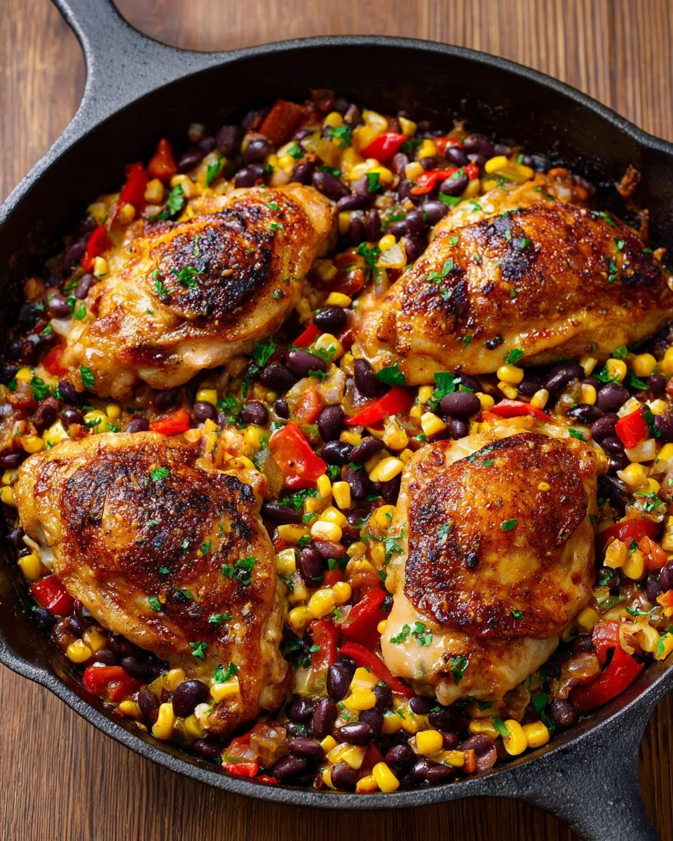 One Pan Cowboy Chicken Recipe - detail 4