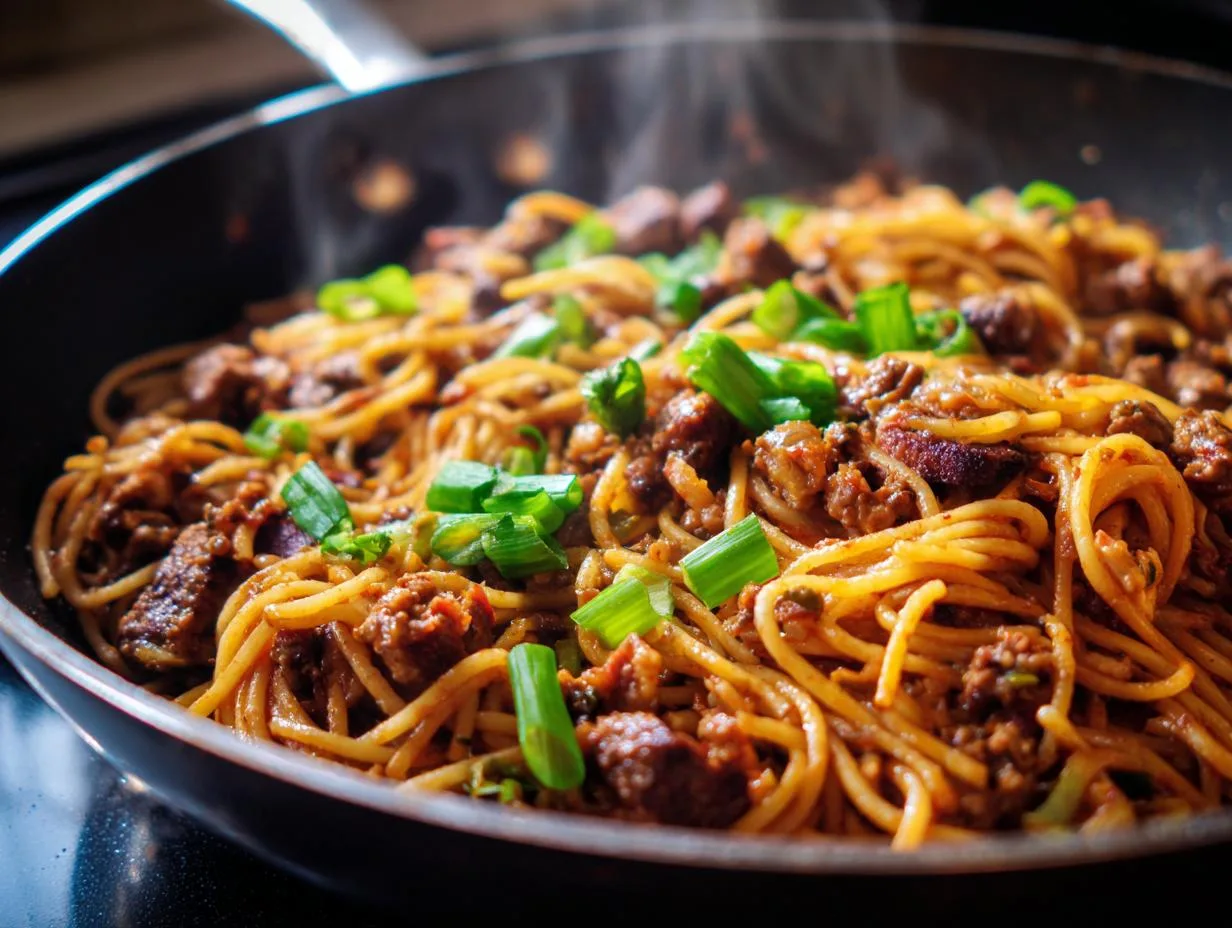 30-Minute One-Pan Dirty Spaghetti Recipe – Bold & Easy!