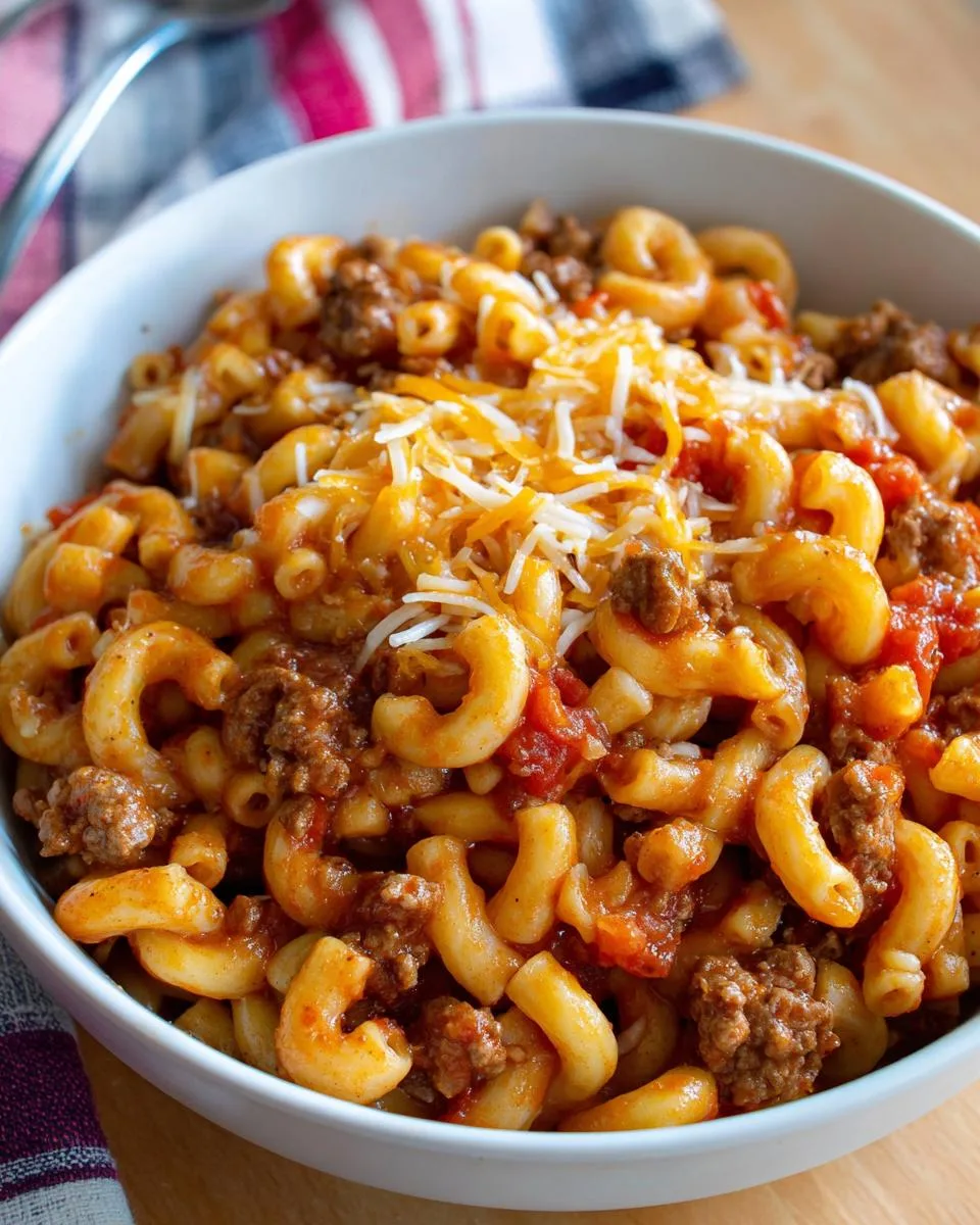 One Pot Beefaroni - detail 4