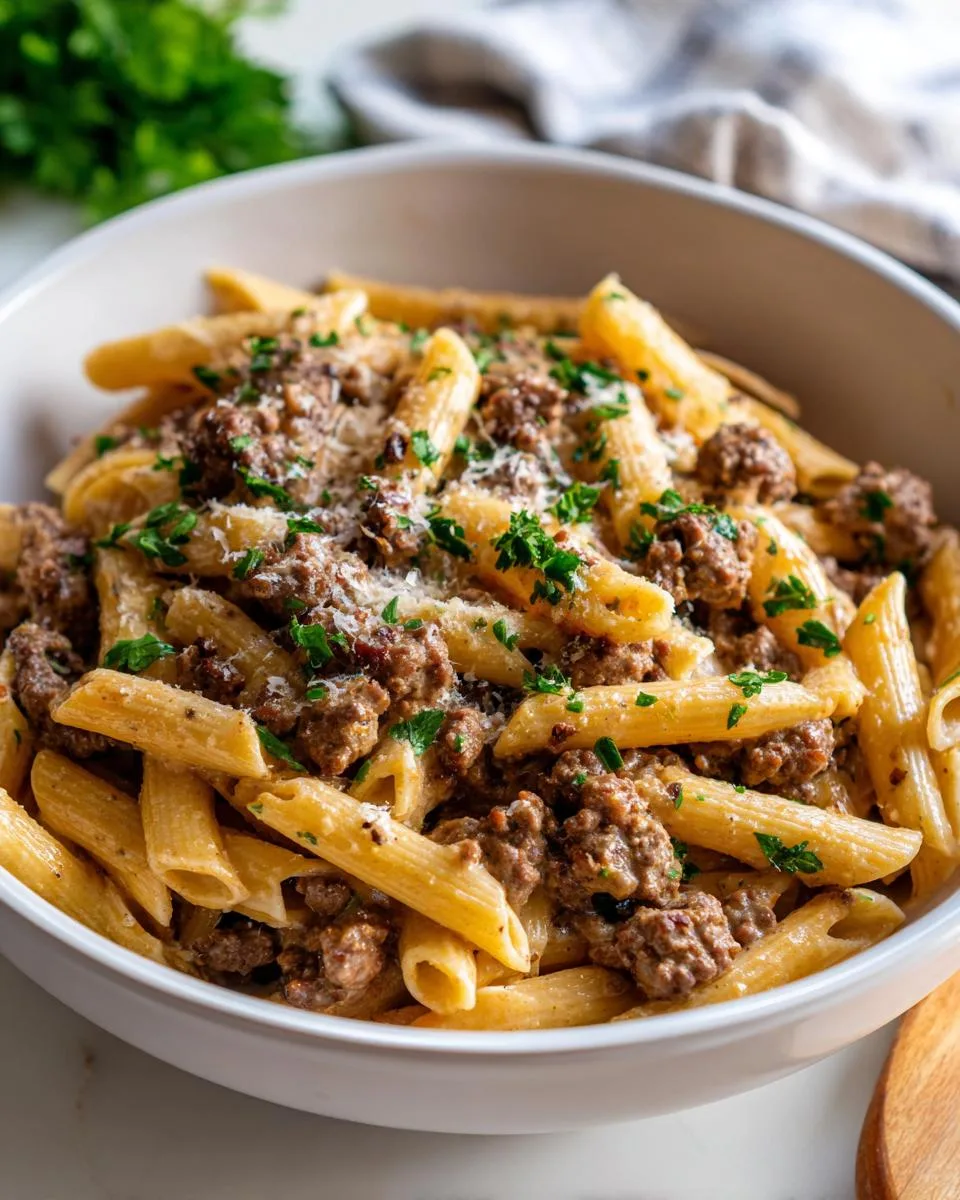 One Pot Creamy Beef Garlic - detail 2