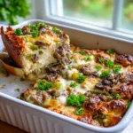 Philly Cheesesteak Breakfast Casserole
