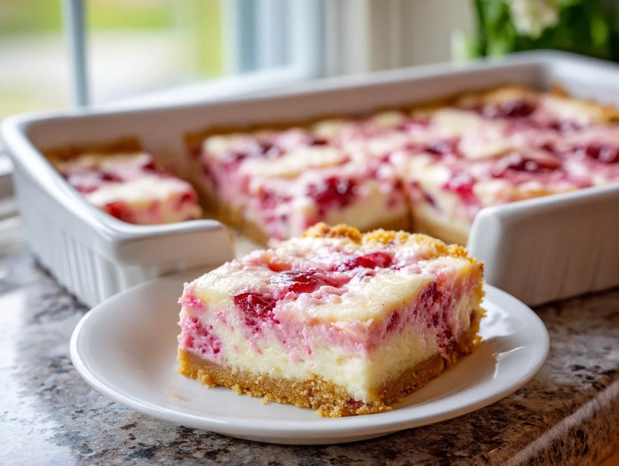 Irresistible 5-Star Rhubarb Custard Dessert Bars Recipe