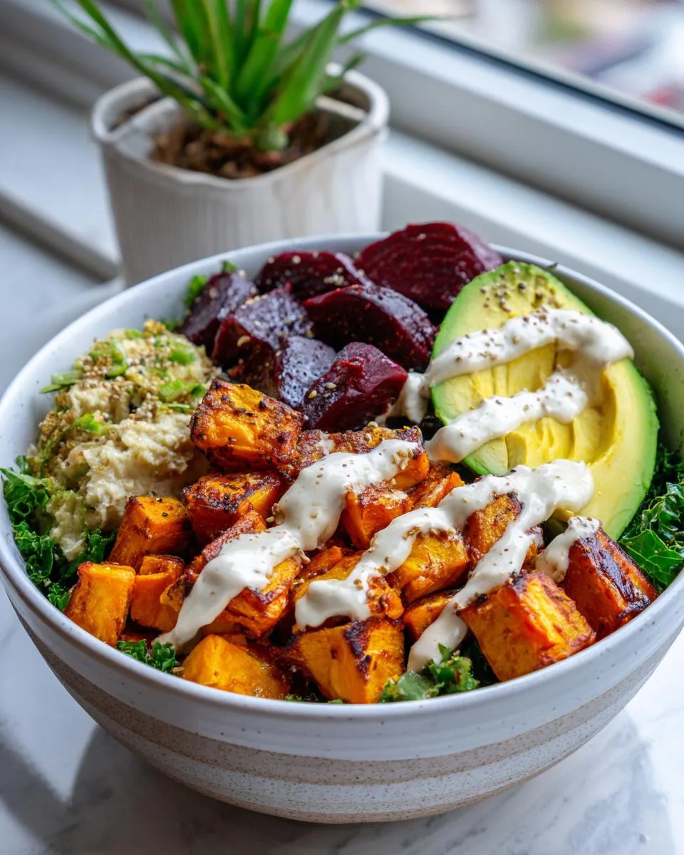 Roasted Beet Sweet Potato Avocado - detail 3