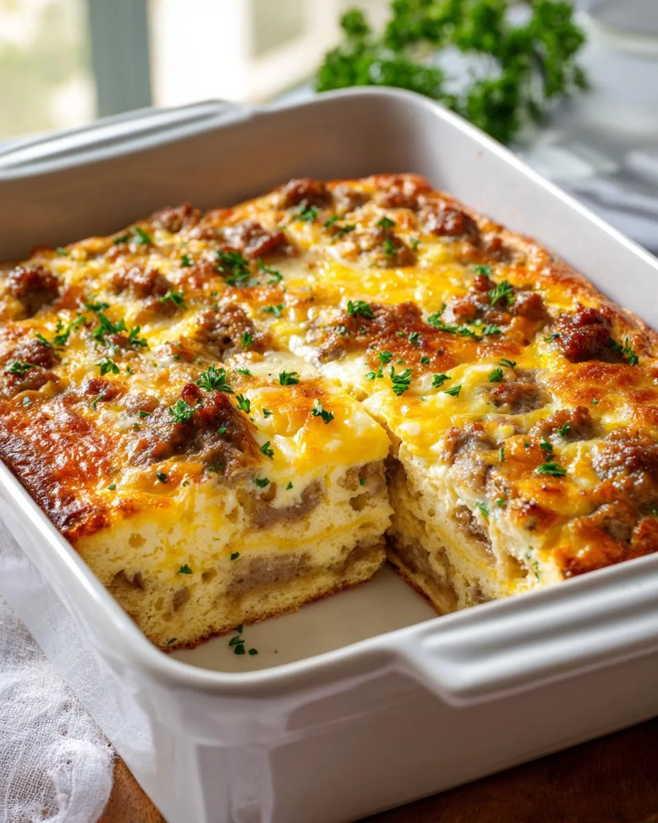 Sausage and Eggs Casserole - detail 1