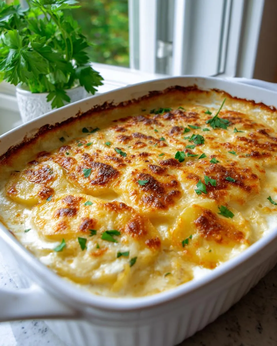 Scalloped Potatoes - detail 1