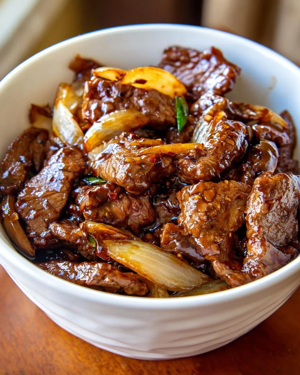 Sizzling Chinese Pepper Steak Onions - detail 2