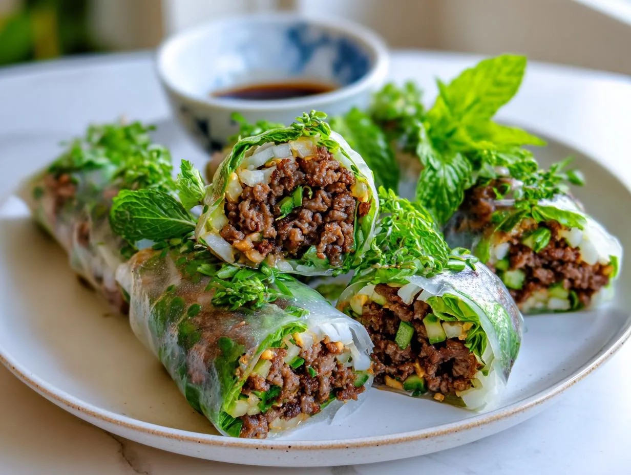 25-Minute Thai Basil Beef Rolls That Wow Every Time