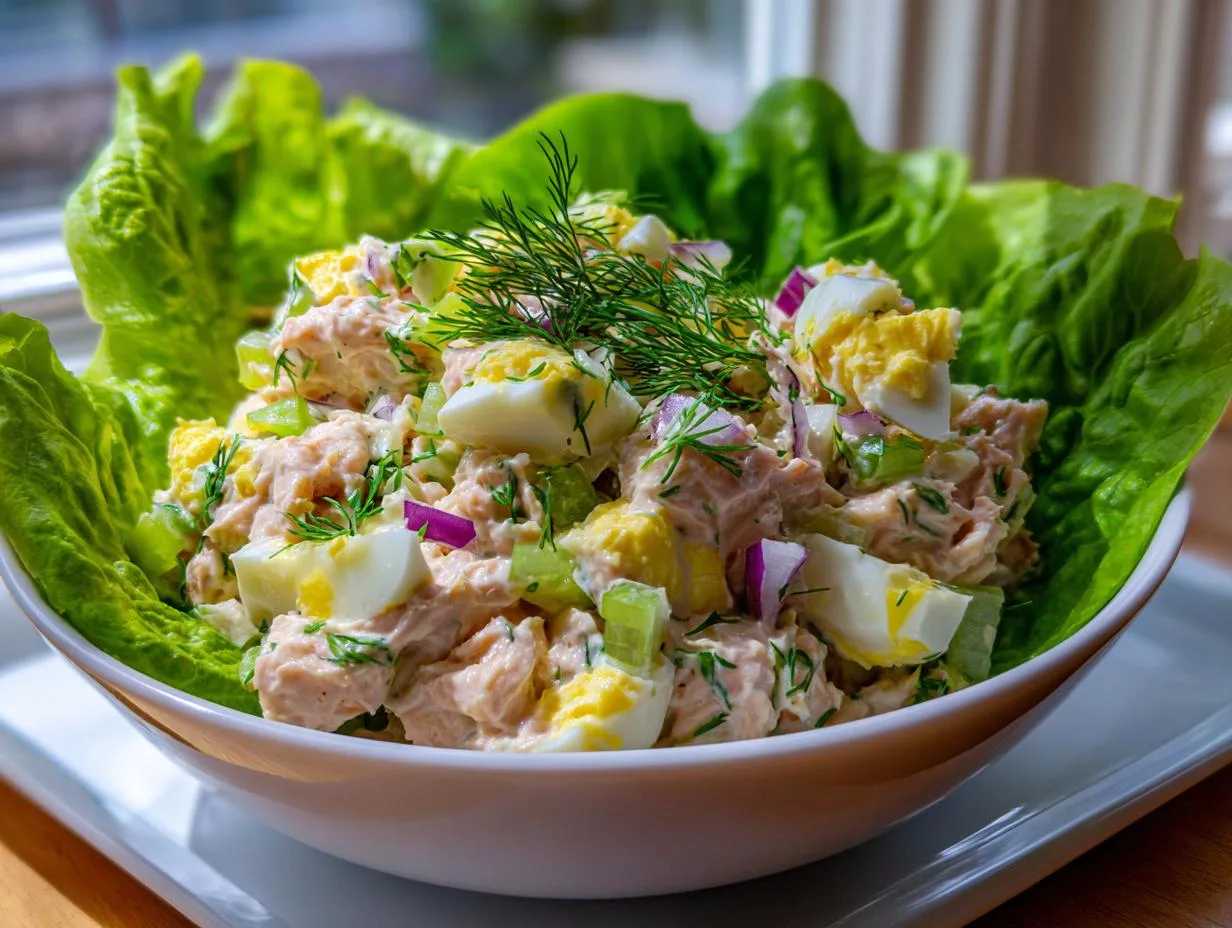 Creamy Tuna Egg Salad Recipe Ready in Just 20 Minutes