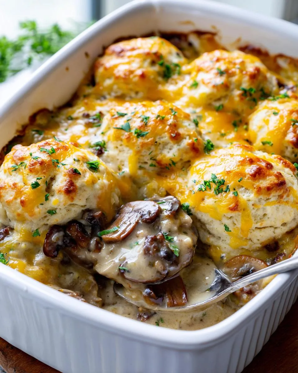 biscuits gravy  casserole - detail 4