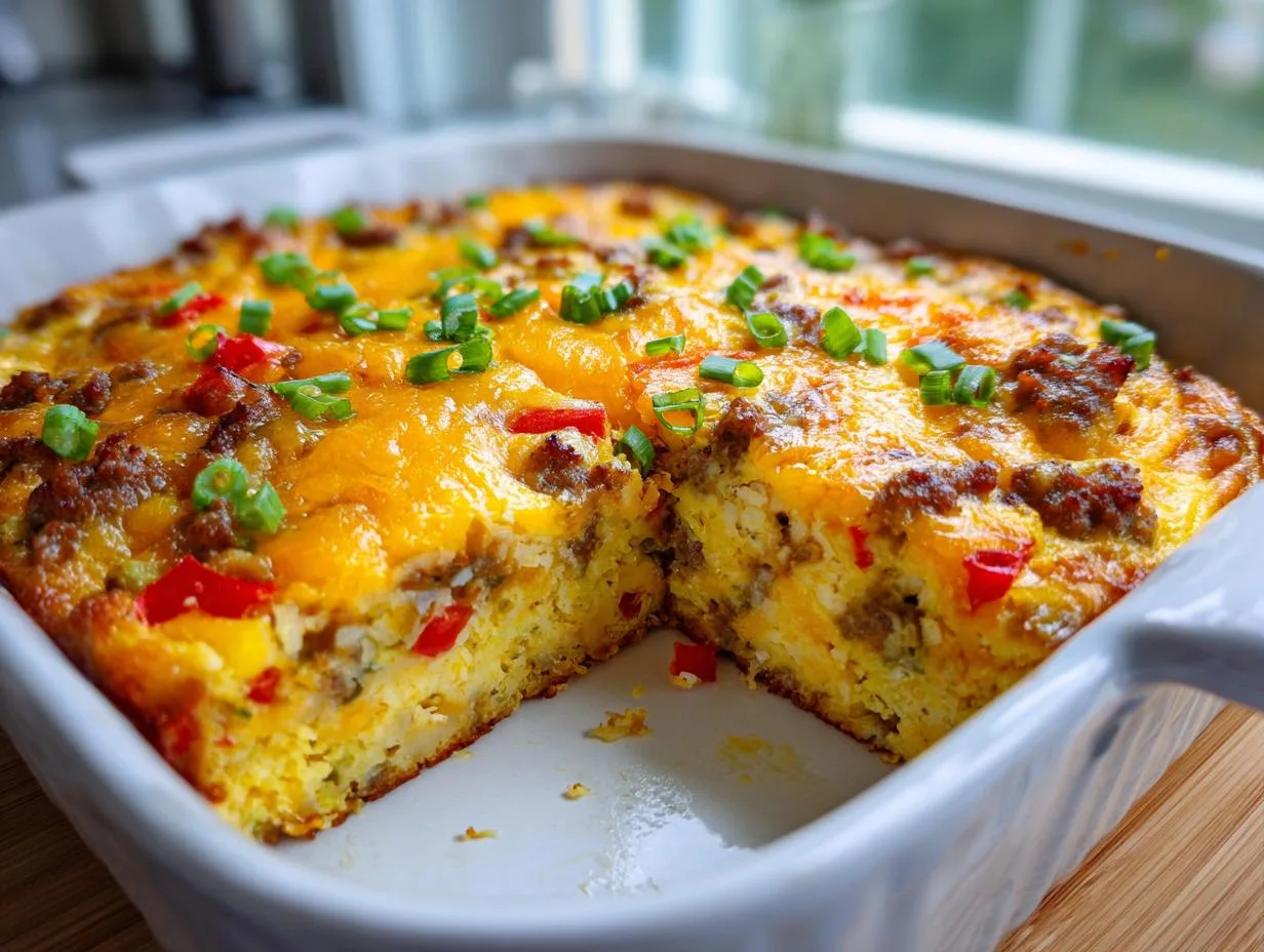 Fluffy 10-Ingredient Breakfast Casserole Recipe for Hungry Crowds