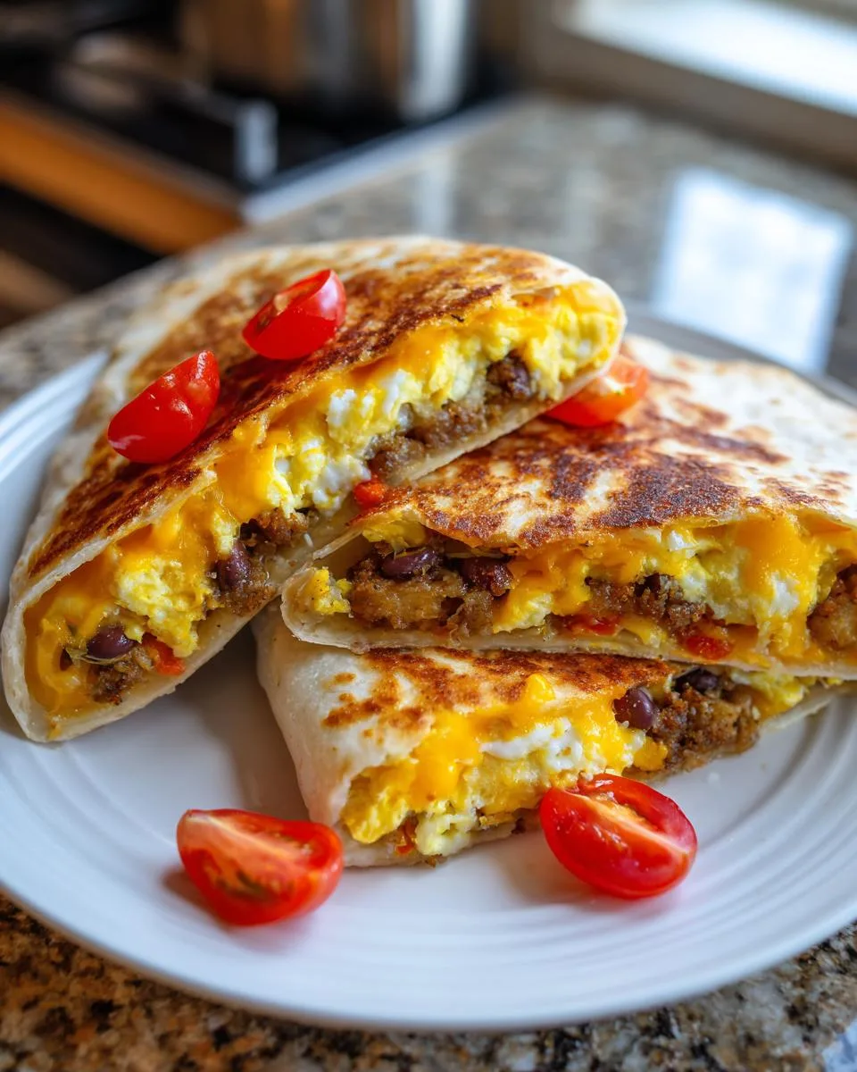 breakfast crunchwrap - detail 1