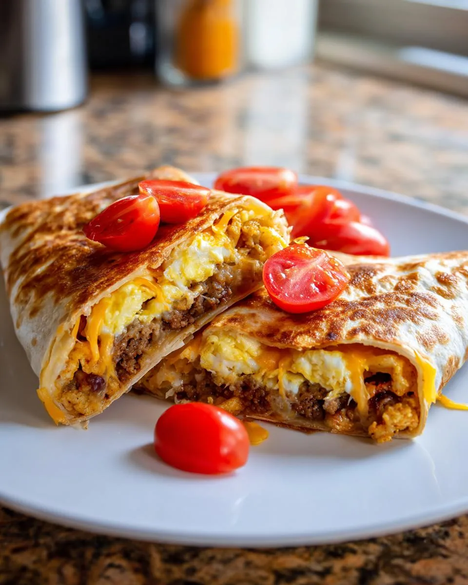 breakfast crunchwrap - detail 2